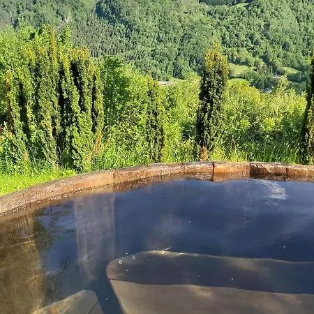 Le Couraduque Avec Bain Nordique En Pleine Montagne Apartamento